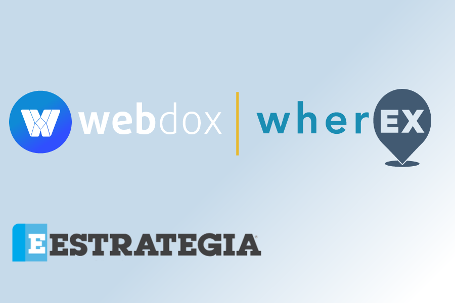 Startup wherEX suma los servicios de Webdox en su marketplace empresarial
